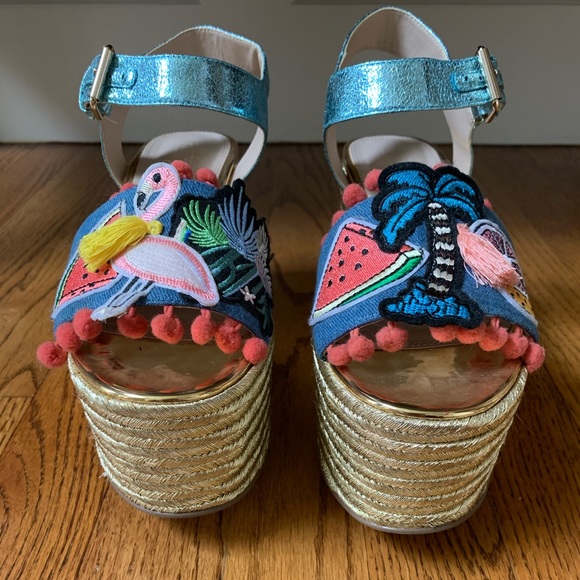 ASOS “Tropical Paradise” Platform Sandals - Picture 4 of 9